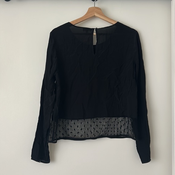 Wilfred Black Silk Blouse - Picture 2 of 4